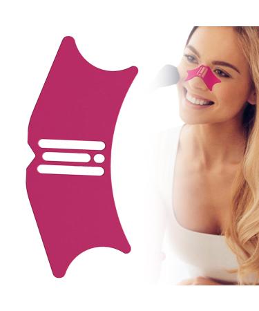 Nose Template - Multifunctional Silicone Nose Shadow Template | Face Make up Stencils Eyeliner Stencils Wing Tips Reusable Makeup Eyelash Tool Riastvy Rose Red