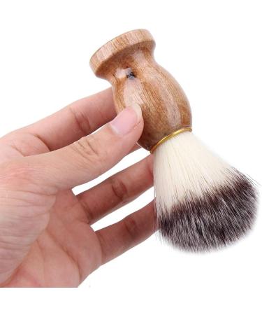 Plumflex 2Pcs Men's Shaving Brush Set - Wooden Handle Beard & Facial Cleaning Tool for Ultimate Shaving Experience - Buy Online on GoSupps.com