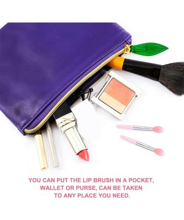 Beavorty 1 Set lip gloss brush lip applicator wands Cosmetic Lipstick Brush silicone lip applicator Makeup Lip Brush makeup applicators Lip Mask Brush Miss Silica gel nose lip augmentation 5X1X0.5CM Pink - Buy Online on GoSupps.com