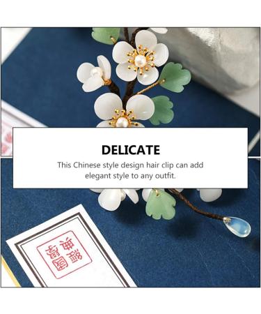 Lurrose Bridal Hair Clip Bridal Hair Clips Floral Hair Headdress Chinese Style Floral Hair Clips for Woman Girl Kids Tiara - Buy Online on GoSupps.com