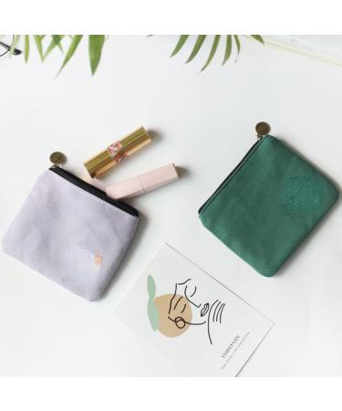 Mission Children's Wallet Pocket - Cute Green Tampon Storage Bag | Cartoon Menstruation Organizer (4.9x4.3in) - Buy Online on GoSupps.com
