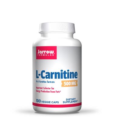 Jarrow Formulas L-Carnitine 500 500 mg 100 Veggie Caps