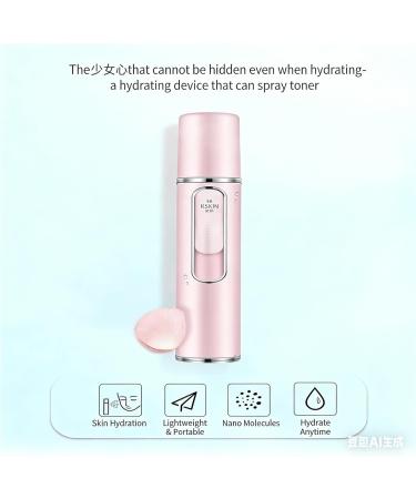 Portable Nano Mist Facial Sprayer Handheld Facial Hydration Device for Serum & Toner Infusion Makeup Setting & Daily Moisturizing Travel-Friendly Face Humidifier - Buy Online on GoSupps.com