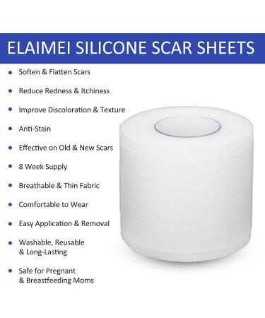 Silicone Scar Sheets - Transparent, Reusable & Effective for Scar Removal - Buy Online on GoSupps.com