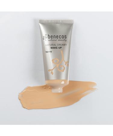 benecos Flawless Face Matte Foundation in Honey - Lightweight Coverage for a Natural Look - Buy Online on GoSupps.com
