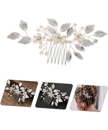MAGICLULU Bridal Hair Accessories Diamond Headpiece Hairbrush for Women Hair Accessories for Prom Diamond Hair Clip Prom Hair Accessories Combs for Women Wedding Zinc Alloy Bride Hair Comb - Buy Online on GoSupps.com