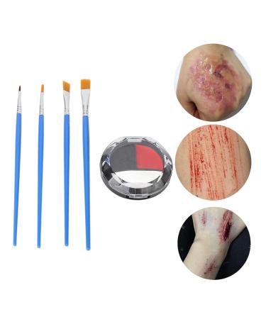 Buy Halloween Body Paint Oil Scars & 4 Fine Paint Pens - Perfect for Zombie Movies & Body Props | Face & Body Paint Kit - Buy Online on GoSupps.com