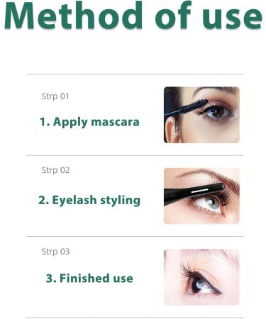 Qukaim Heated Eyelash Curler Heated Eyelash Curler Rechargeable Mini Lash Curler with 4 Temperature Settings Green - Buy Online on GoSupps.com