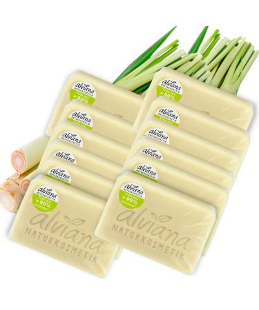 Alviana Lemongrass vegetable oil soap 100g