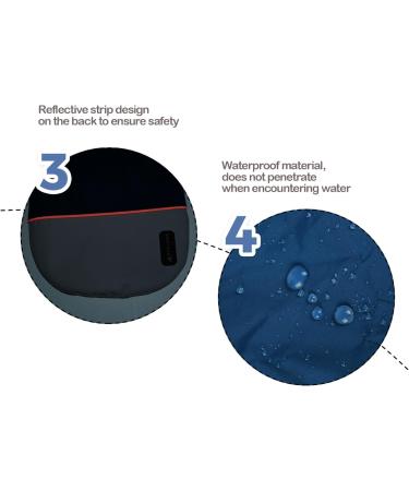 Shop BPS Waterproof Rain Jacket for Dogs - Hooded Durable 100% Polyester - Available in 5XL Black - International Shipping - Buy Online on GoSupps.com