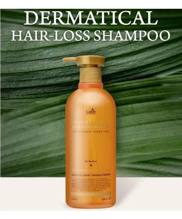 LA'DOR Dermatical Hair-Loss Shampoo Fine Hair 530 ml Without Sulfates Against Hair Loss Deeply Cleanses Hair Removes Dead Cells Restores Structure of Damaged Hair - Buy Online on GoSupps.com
