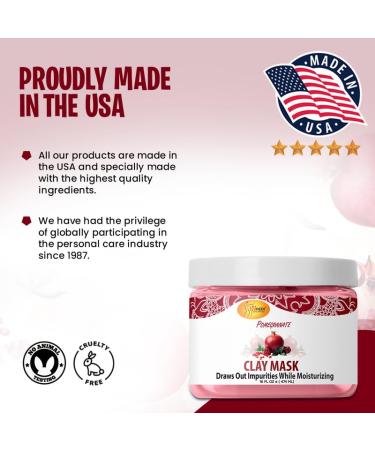 Buy Spa Redi Pedi Clay Mask (Pomegranate) - 16 oz | International Shipping Available - Buy Online on GoSupps.com