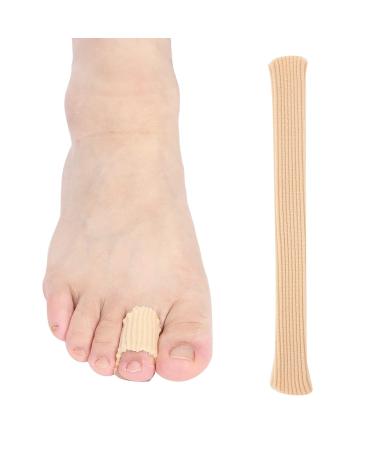 10Pack Gel Toe Protector Silicone Toe Tubes Sleeves Pad Breathable Elastic Toe Cushion Tube Finger Sleeve Relief Toe Pressure Pain Corn and Calluses Remover