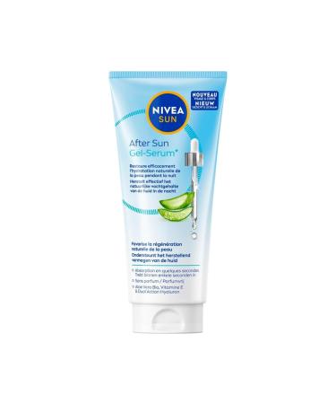 NIVEA SUN - Gel-S rum Apr s Soleil Visage & Corps - Restaure 100% de l'Hydratation - Aloe Vera Bio & Acide Hyaluronique - Texture Ultra-L g re - Absorption Rapide - Tous Types de Peaux - 100 ml