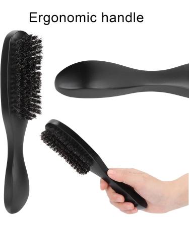 Portable Beard Brush | Beard Care Cleaning Tool | Wooden Handle for Softer & Tamer Facial Hair - Buy Online on GoSupps.com