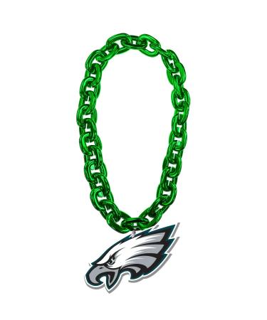 Aminco NFL Philadelphia Eagles Team Fan Necklace Green Eagle Head