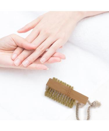 Beavorty Nail Cleaning Brush Handle Grip Fingernail Brush Nail Scrubbing Brush Manicure Pedicure Tool for Men Women - Buy Online on GoSupps.com