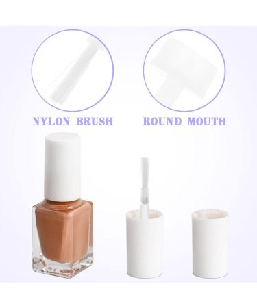 Artibetter 100pcs Nail Polish Replacement Brush Set - Clear Round Dip Powder Brushes for DIY Nail Art & Salon Use - International Shipping Available - Buy Online on GoSupps.com