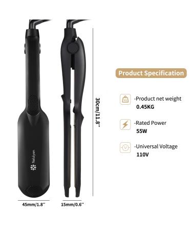Professional Hair Straightener Flat Iron for Thick Hair - Fast Heating 1.7" Extra-Large Iron | Best Gift for Women & Girls - Buy Online on GoSupps.com