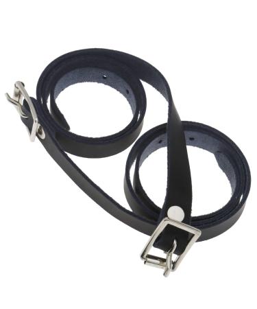 ENET YINETTECH 1 Pair Shires Leather Spur Straps Spurs Riding Straps 50cm for Children Adult