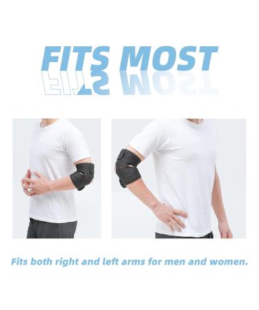 Solmyr Elbow Brace for Tennis & Golfer's Elbow - Adjustable Support Strap with Dual-Spring Stabilizer for Pain Relief & Tendinitis - Unisex - Buy Online on GoSupps.com