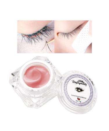 Eyelash Extension Remover Cream-Professional Eyelash Remover-*Eyelash Glue Remover-Lash Glue Remover Low Irritation Fast Acting Removing Eyelash Extension Glue Cream (strawberry)