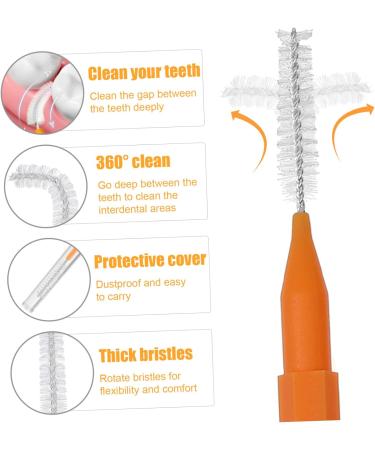 JE COMPRIS 100 ST Dental Floss Braces Brush & Interdental Brushes - Optimal Oral Care for Braces Wearers - Buy Online on GoSupps.com