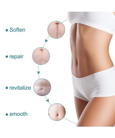 Silicone Scar Tape 1.6 x 60 Inch - Medical Grade Treatment for Surgery, C-Section, Keloid & Burn Scars - Safe & Painless Removal Strips - Buy Online on GoSupps.com