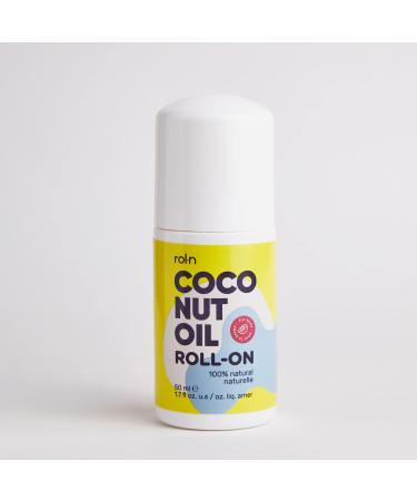Roll-On Coconut Oil for Body & Face  50 ml 100% Fractionated Coconut Oil  Multi-Purpose Natural Moisturizer  Body Skin Oil  Stretch Marks Oil  Skin Repair  Unisex