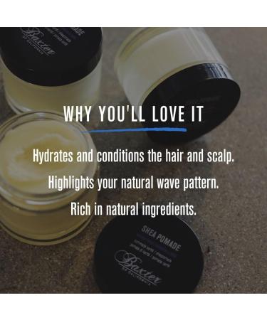 Baxter Of California Shea Pomade 2 Oz - Premium Hair Styling Cream for Men | International Shipping Available - Buy Online on GoSupps.com