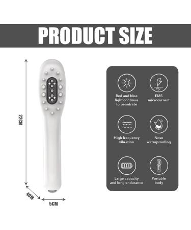 Shop 3-in-1 Electrical Scalp Massage Brush & Hair Oil Applicator Red Light Therapy for Hair Growth | Perfect for Women & Men - Buy Online on GoSupps.com