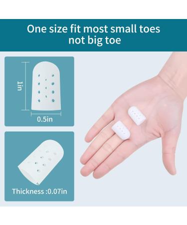 Toe Sleeve Gel S Size - 10 Pcs Breathable Protector for Ingrown Toenails Corns & Blisters | Relief for Hammer Toes & Friction - Shop Now - Buy Online on GoSupps.com