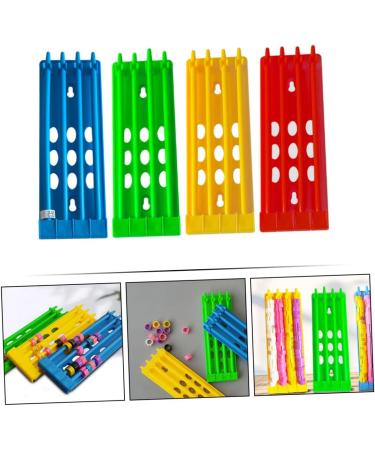 Mipcase 12 Pcs Pigeon Ring Stand Where Pigeon Ring Rack Pigeon Ring Frame Chick Plastic Bird Supplies 20.00X7.00X1.50CMx3pcs As Shownx3pcs - Buy Online on GoSupps.com