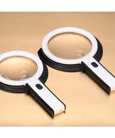 Desktop Glass with Light Folding Illumination Reading Magnifier Rechargeable Handheld Loupe 2X 5X Optical HD Glass Lens Made in China - Buy Online on GoSupps.com