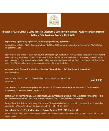 Old Grinder - Gourmet Coffee Gift Set | Ground Coffee 240g (4 x 60g) | 4 of the World's Finest Single Origin Specialty Coffees | Hamper Style Letterbox Gift Idea for Him & Her - Buy Online on GoSupps.com