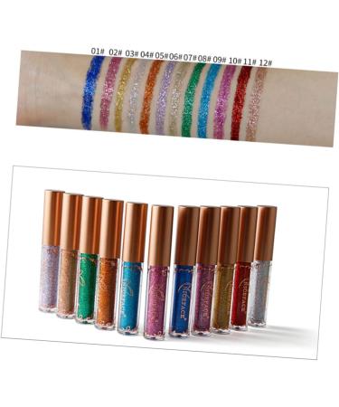Didiseaon 2pcs Pearlescent Liquid Eyeliner Glitter Liner for Eyes Liquid Glitter Eyeshadow Flash Miss Metal - Buy Online on GoSupps.com