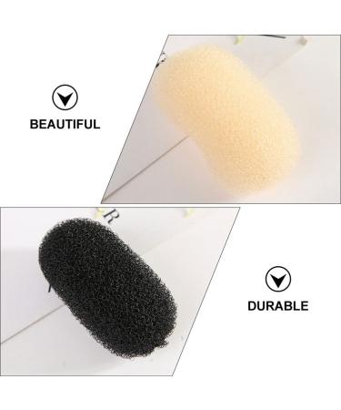 Solustrie Hair Bump Up Clips & Styling Tools - DIY Hairstyles - 3 Pcs Black & White - Natural Color Sponge Jewelry for Women - Buy Online on GoSupps.com