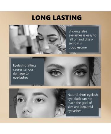 3D Curling Metal Mascara - Waterproof - Hairless - Washable and Extra Fine - No Clumping (Black) (Black) - Buy Online on GoSupps.com