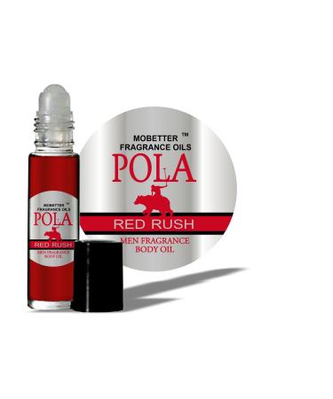 MOBETTER FRAGRANCE OILS Pola Red Rush Cologne Body Oil for Men (10ml Roll On)