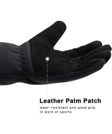 Acdyion Winter Ski Gloves for Men & Women - Warm Thinsulate Outdoor Gloves for Skiing Hiking Cycling & Snowboarding - Black - Buy Online on GoSupps.com