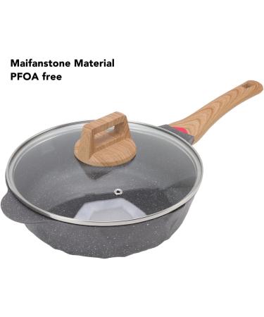 DELURA Frying Pan Skillet Dishwasher Safe Scalding Proof Handle Alloy Skillet Pan for Induction Cooker Gas Stove (Size : 28CM) - Buy Online on GoSupps.com