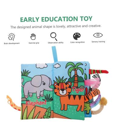 Vicasky Baby Bath Books - Tearproof Fabric Book for Early Education | Soft Educational Toddler Bathing Books - Buy Online on GoSupps.com