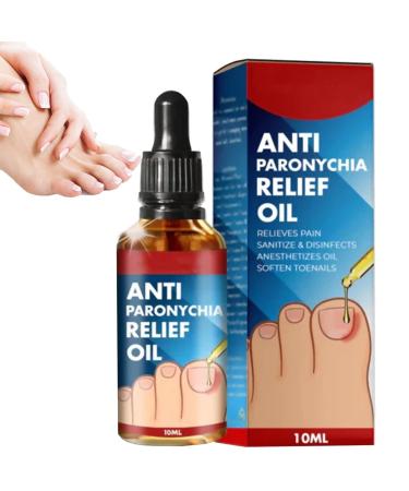 Ingrown Toenail Treatment Toenailplus Anti Paronychia Relief Oil Paronychia Treatment Toe and Fingernail Repair for Damaged Discolored Thick Nails Repair and Improve Toenail Health 10ml 1PCS