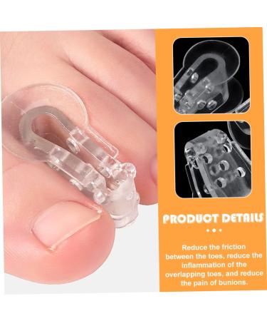 Healifty Nail Gel Splitter Pedicure Tools - 3 Pairs Silicone Gel Men's Valgus Union Separator Bunions Protector - Foot Nail Tool - Buy Online on GoSupps.com