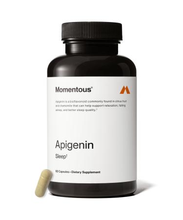 Momentous Apigenin Supplement - 50 mg per Capsule - NSF Certified for Sport - 60-Count