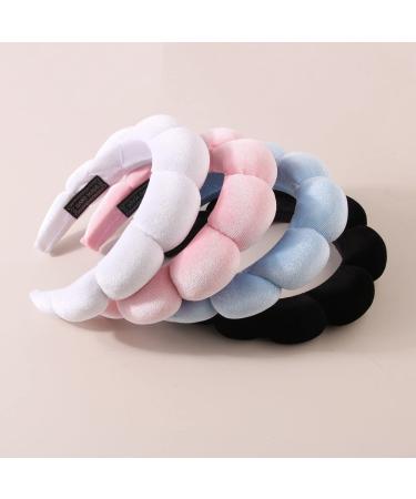 MUZOXEN Velvet Spa Headband for Face Washing and Makeup - Purple - Buy Online on GoSupps.com