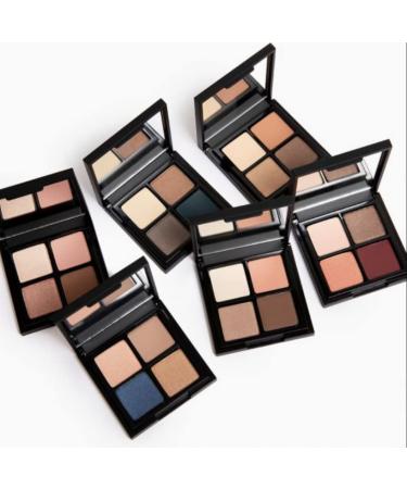 Glo Skin Beauty Eye Shadow Quad - Warm Smokey Palette for Custom Eye Looks - Buy Online on GoSupps.com