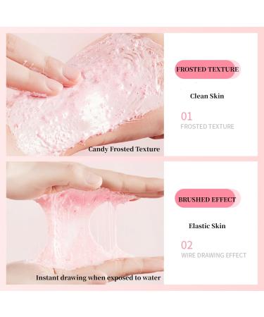 Peach Candy Sugar Body Scrub Exfoliating Body Scrub Fights Acne Fine Lines & Wrinkles Brightens Skin Moisturizing & Deep Cleansing Softens & Nourishes Skin For - Buy Online on GoSupps.com