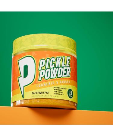 Pickle Powder by Divine Health | Lemon Zest Flavor | Formulated by Dr. Colbert MD | Joint Support & Hydration | Turmeric Ginger Electrolytes Minerals | Pickleball & Sports Supplement | 30 Scoops | 15 Servings | 2.91oz - Buy Online on GoSupps.com