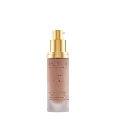 MZ SKIN Tint & Protect Skin Perfecting SPF 30 | Tinted Moisturiser with Vitamin C & Hyaluronic Acid - Buy Online on GoSupps.com
